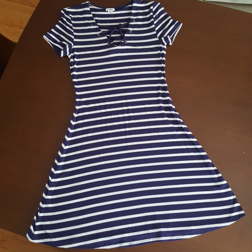 Garage Never Worn Stretch Nautical Dress